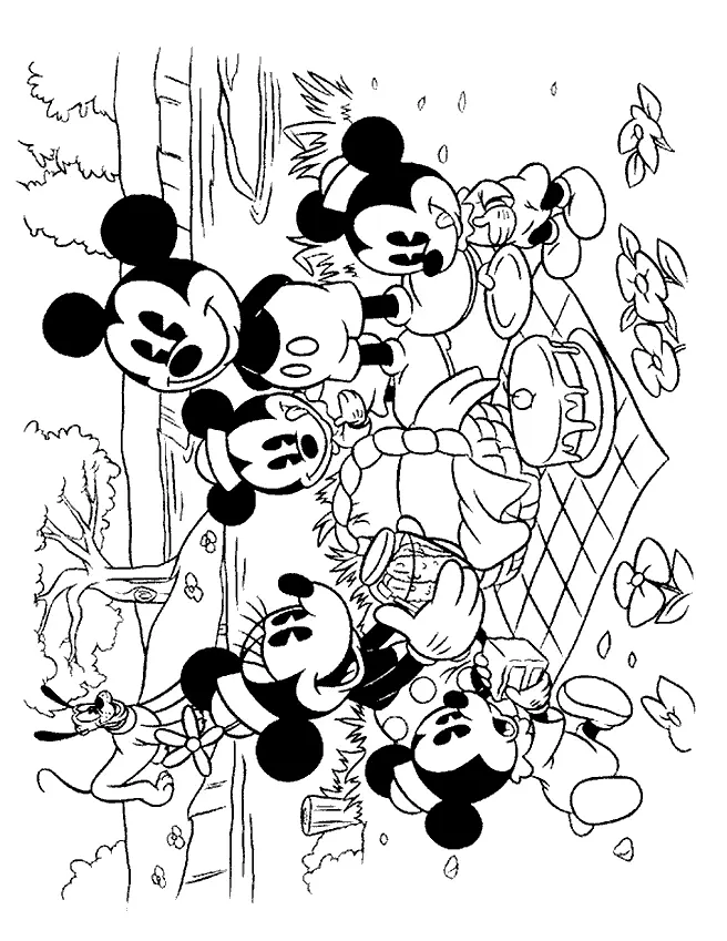 Mickey Mouse Coloring Pages – 003