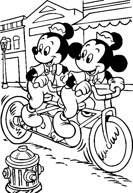 Mickey Mouse Coloring Pages – 005