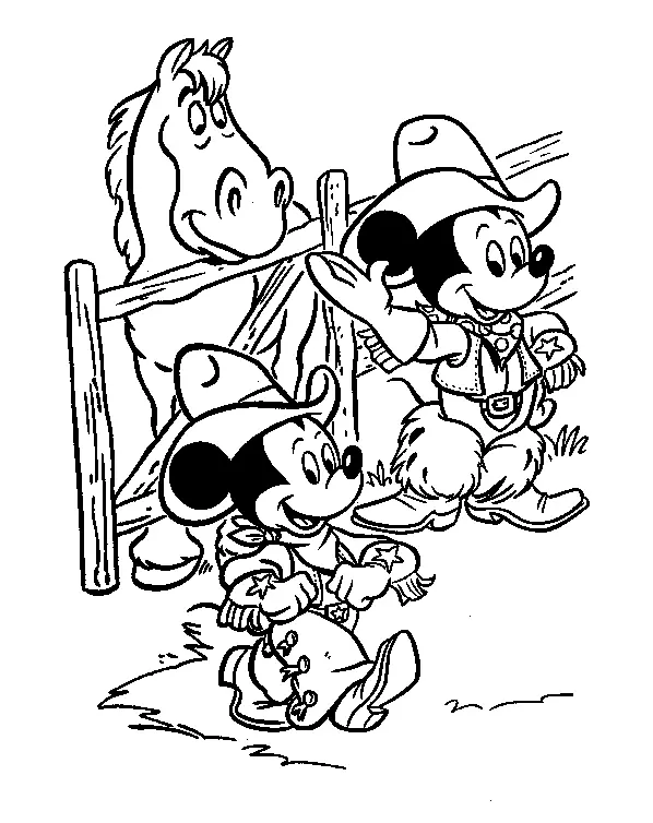Mickey Mouse Coloring Pages – 007