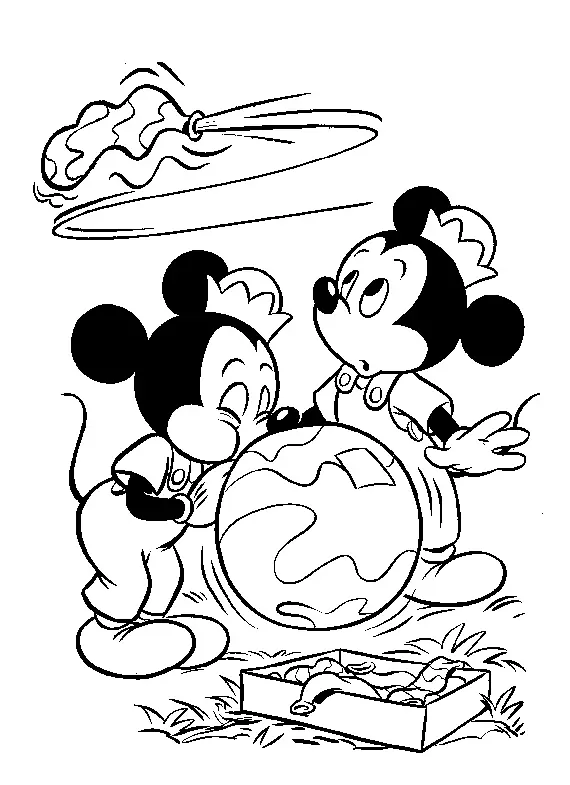 Mickey Mouse Coloring Pages – 010