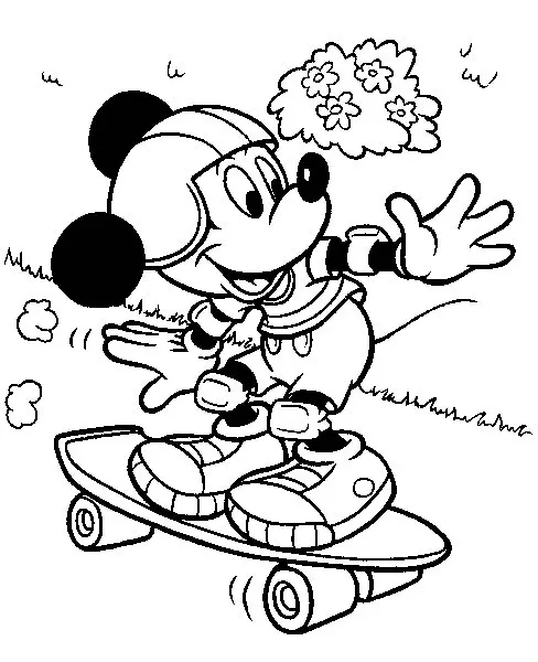 Mickey Mouse Coloring Pages – 013
