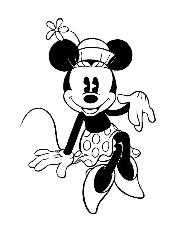 Mickey Mouse Coloring Pages – 016