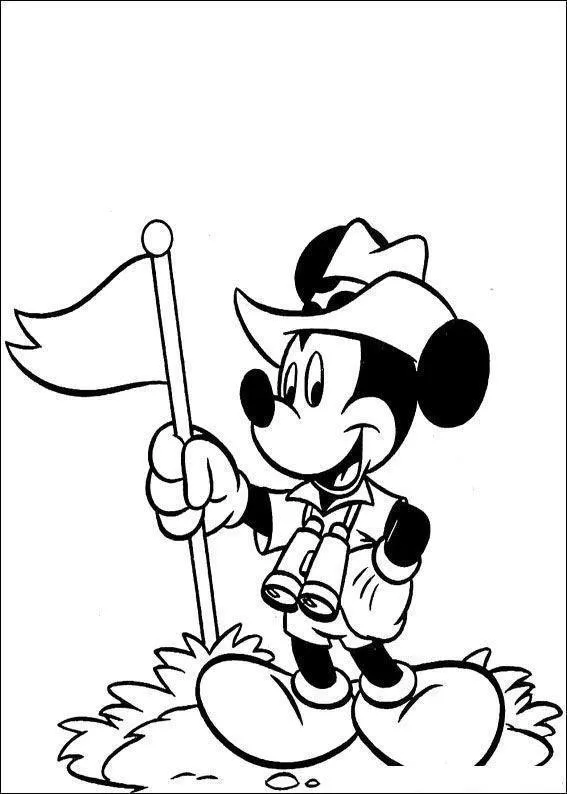 Mickey Mouse Coloring Pages – 017