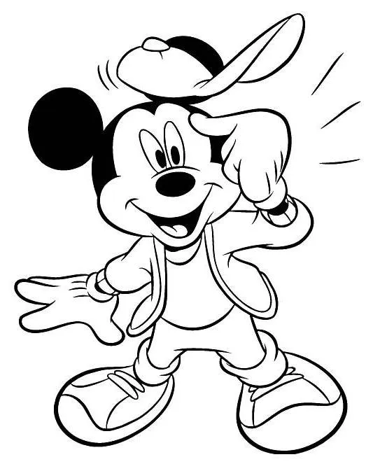 Mickey Mouse Coloring Pages – 021
