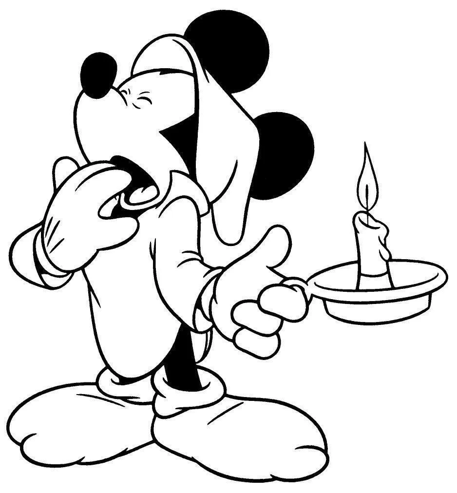 Mickey Mouse Coloring Pages – 022