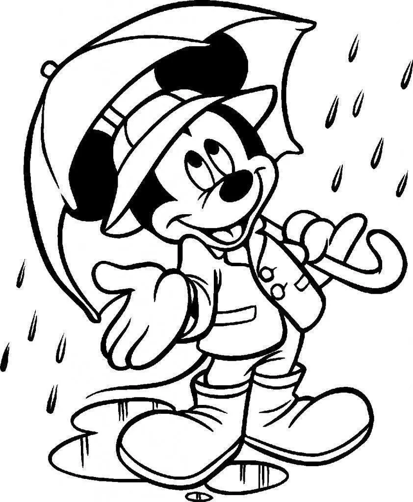 Mickey Mouse Coloring Pages – 030