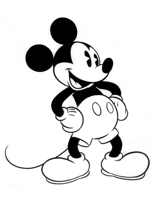 Mickey Mouse Coloring Pages – 035