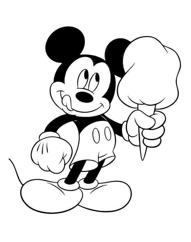 Mickey Mouse Coloring Pages – 042