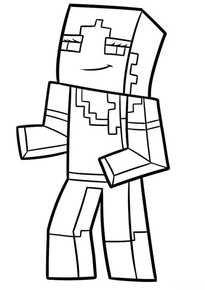 Minecraft Coloring Pages – 003