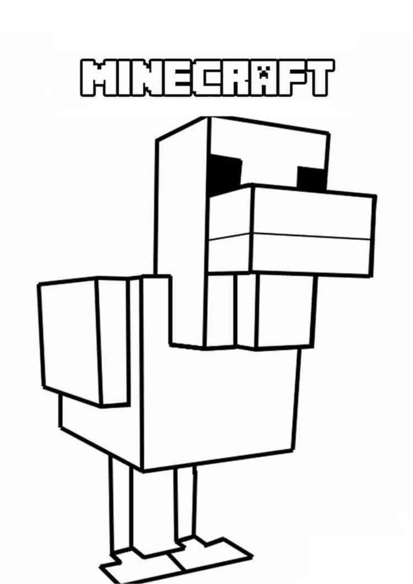 Minecraft Coloring Pages – 023