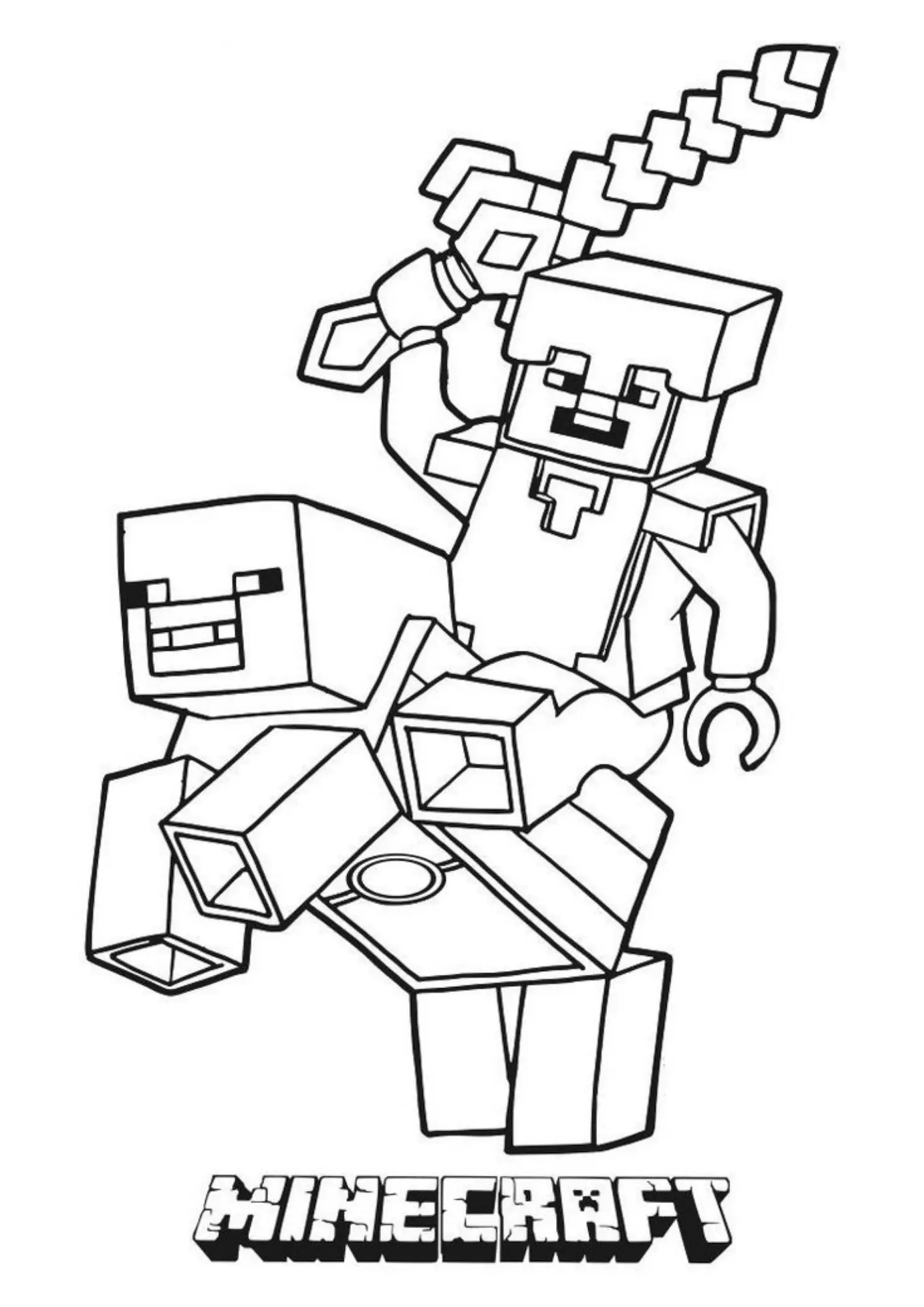 Minecraft Coloring Pages – 027