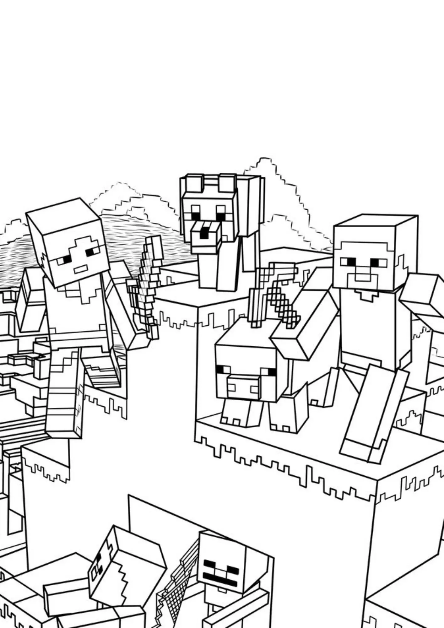 Minecraft Coloring Pages – 032