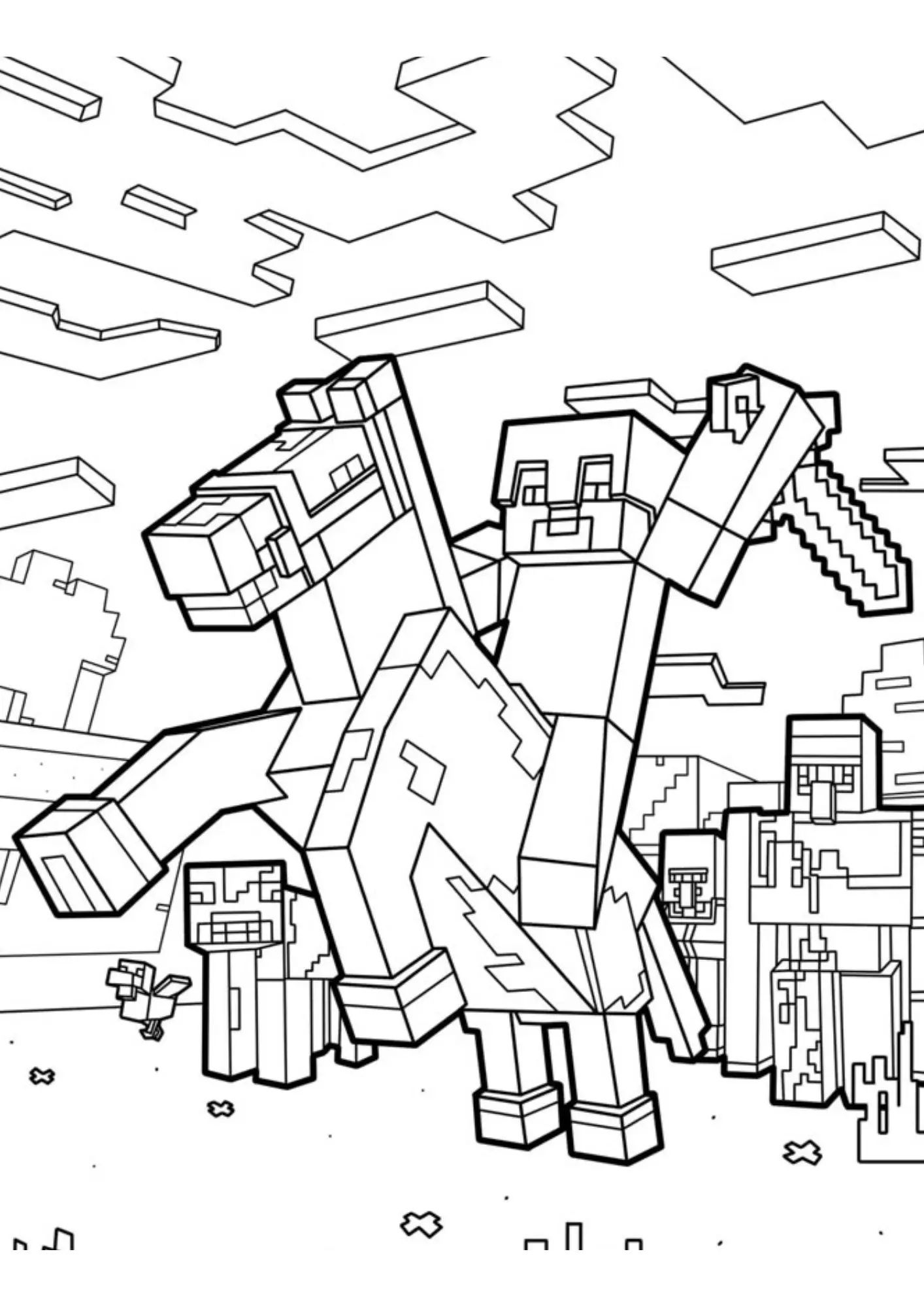 Minecraft Coloring Pages – 033