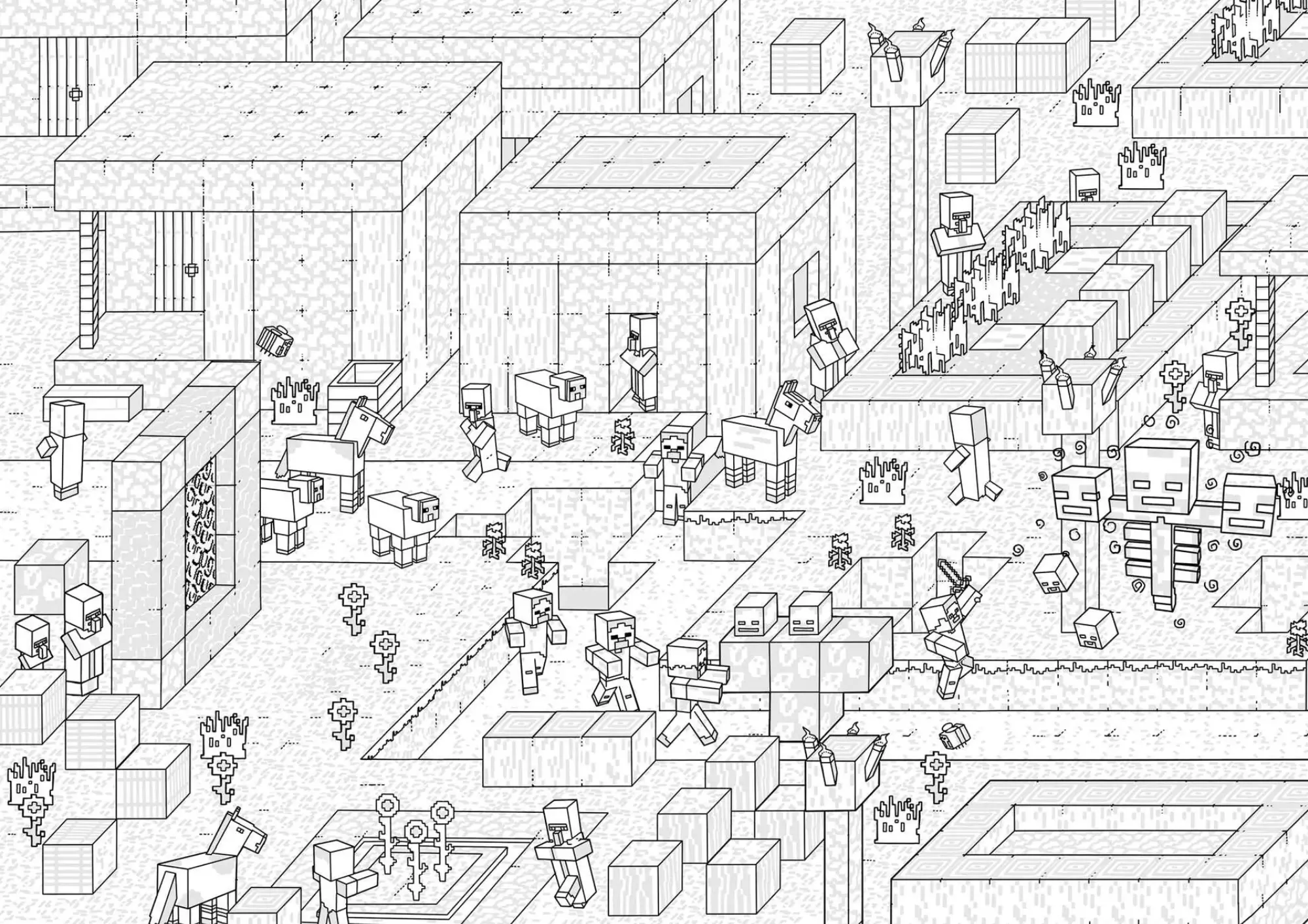 Minecraft Coloring Pages – 039