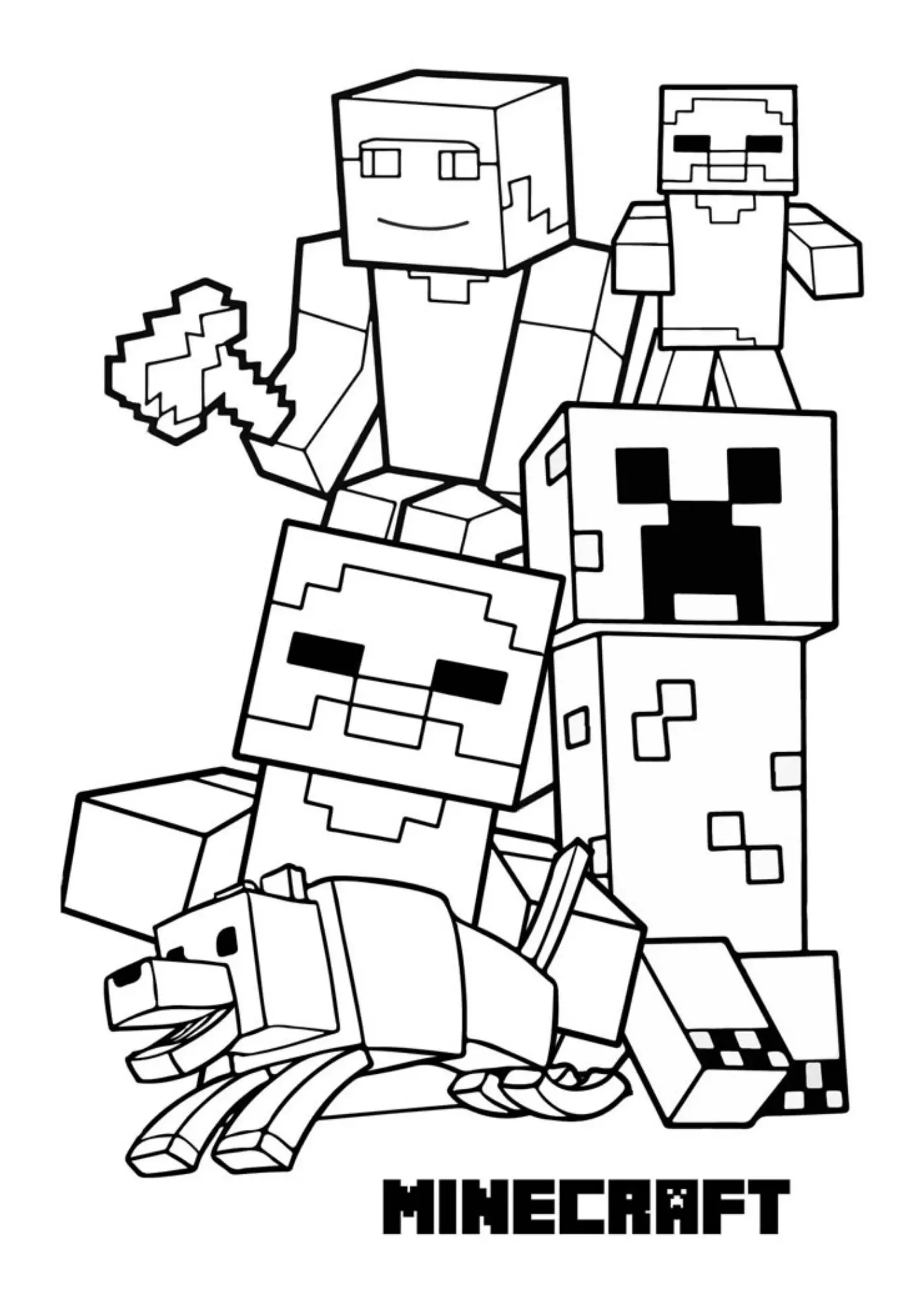 Minecraft Coloring Pages – 040