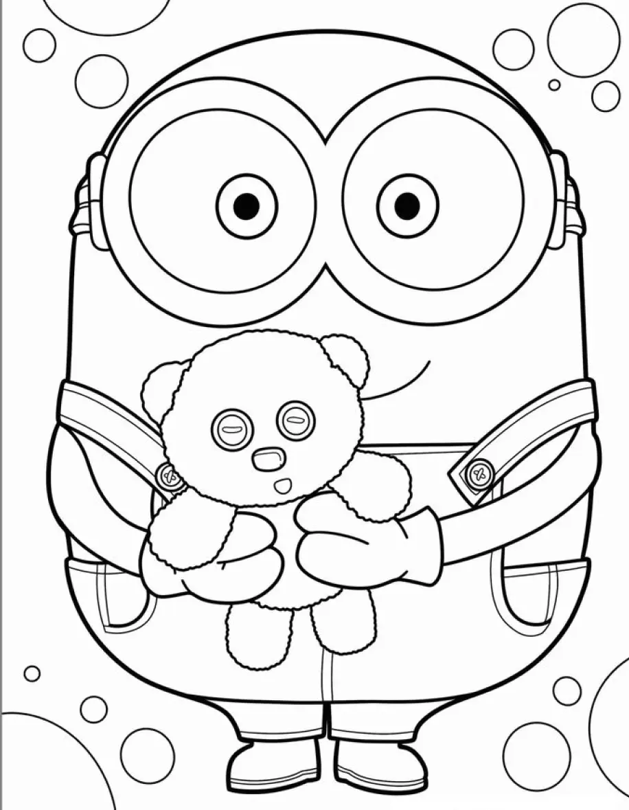 Minions Coloring Pages – 023