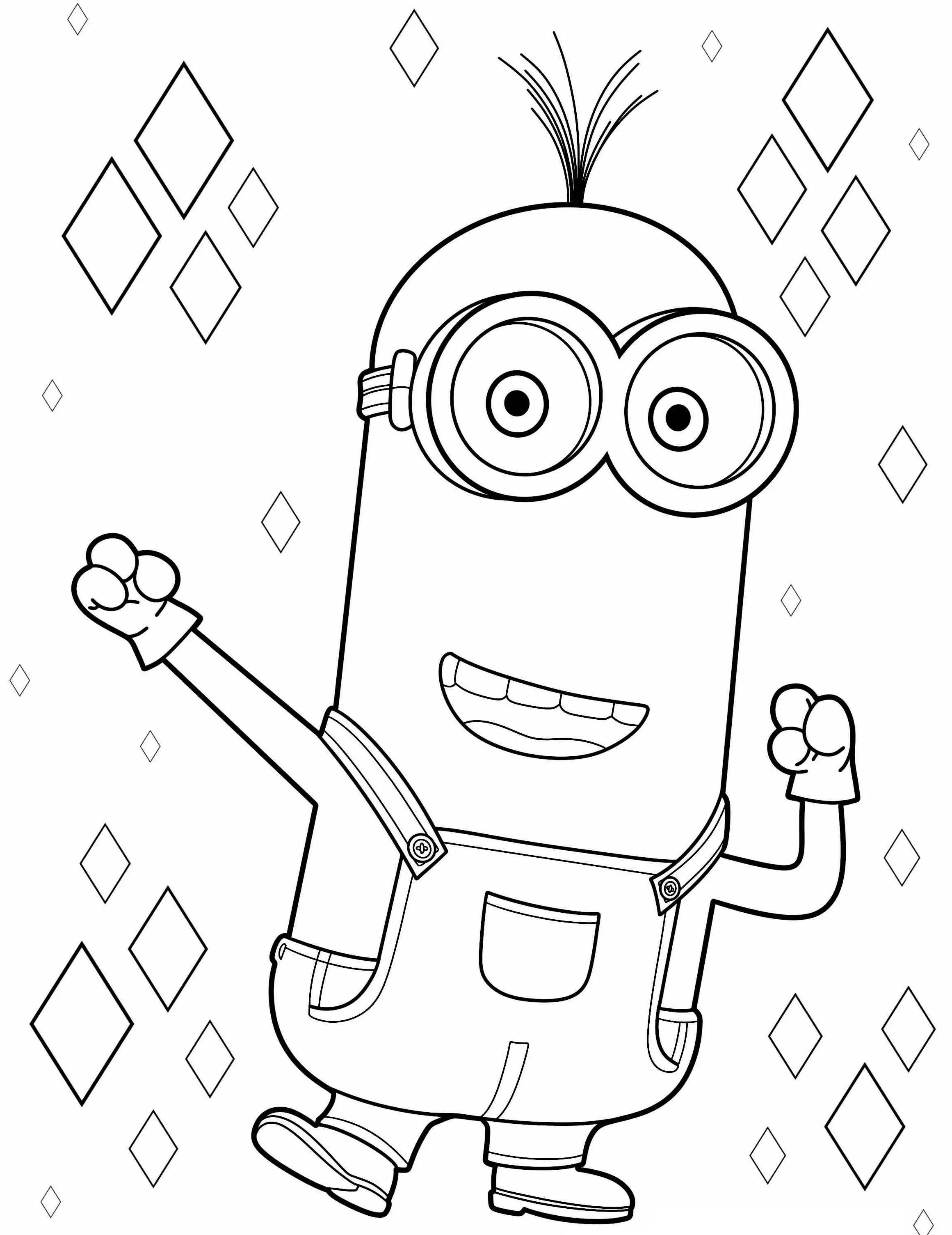 Minions Coloring Pages – 024