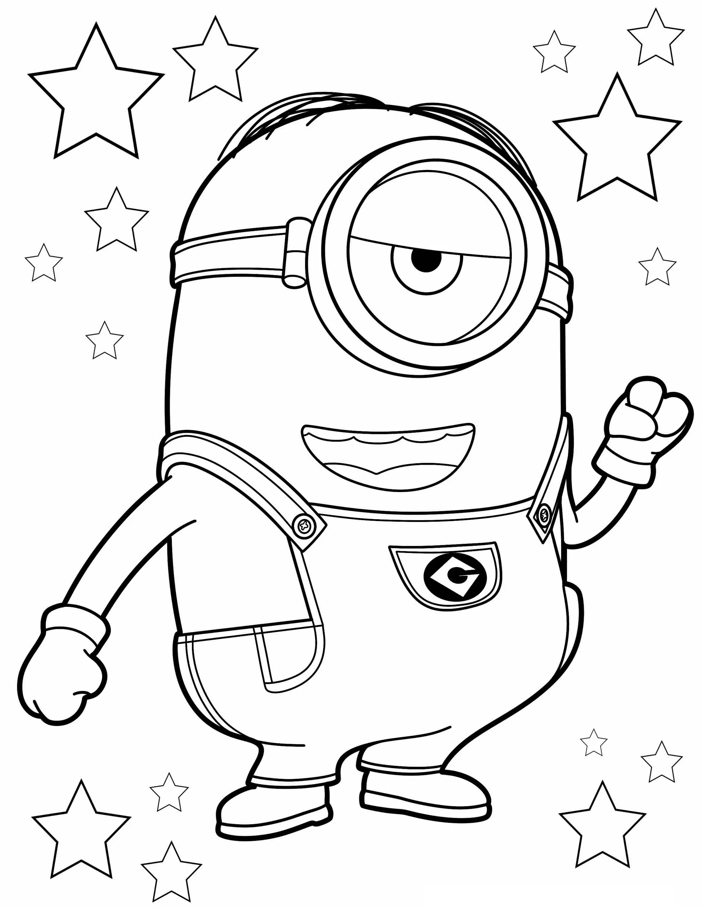 Minions Coloring Pages – 026