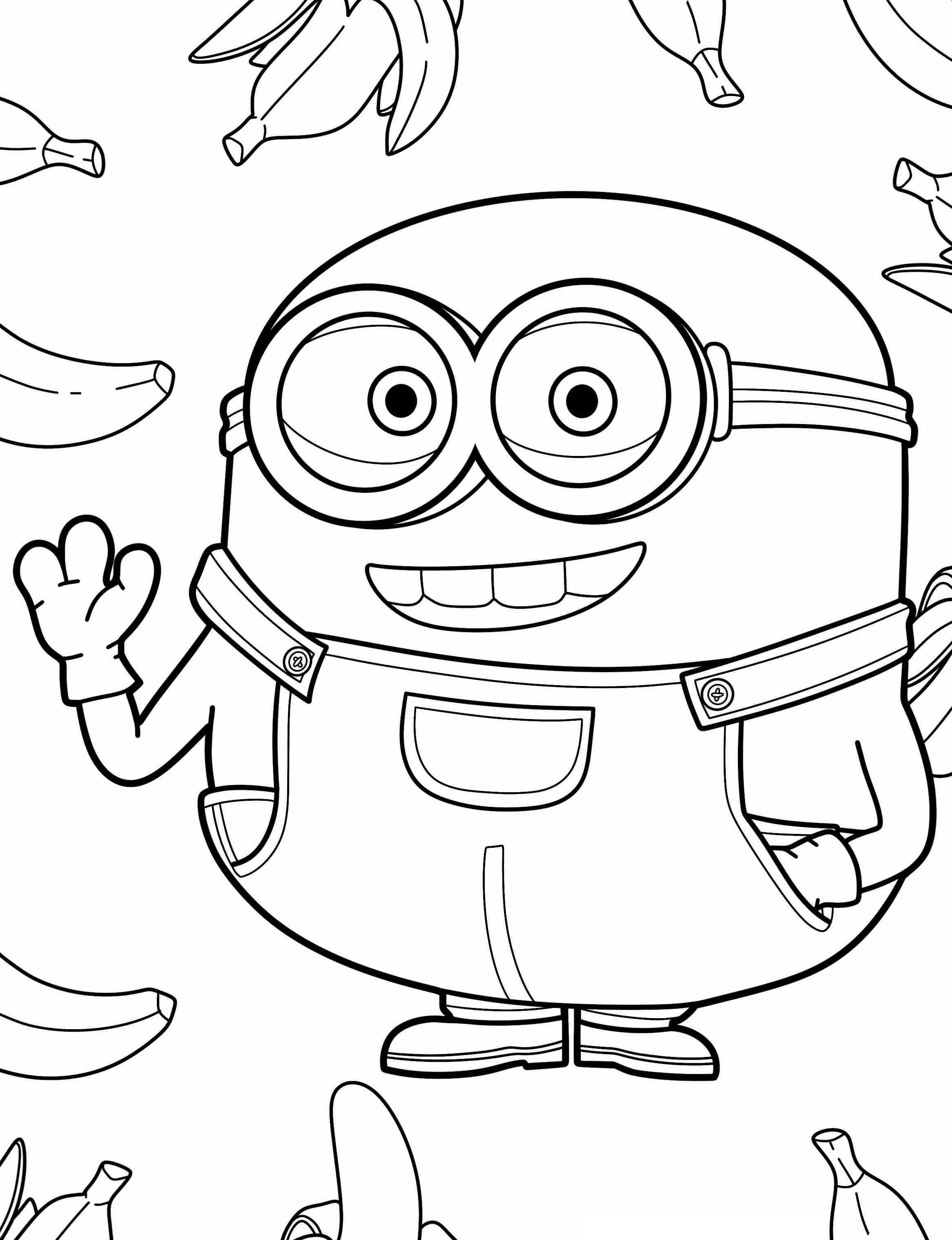 Minions Coloring Pages – 029