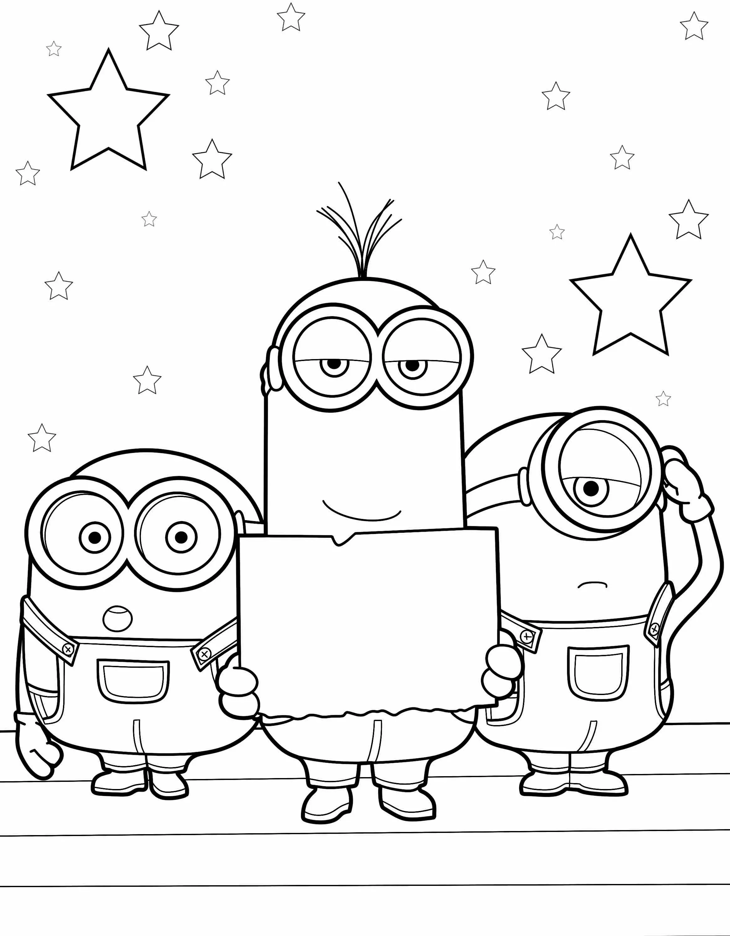 Minions Coloring Pages – 030