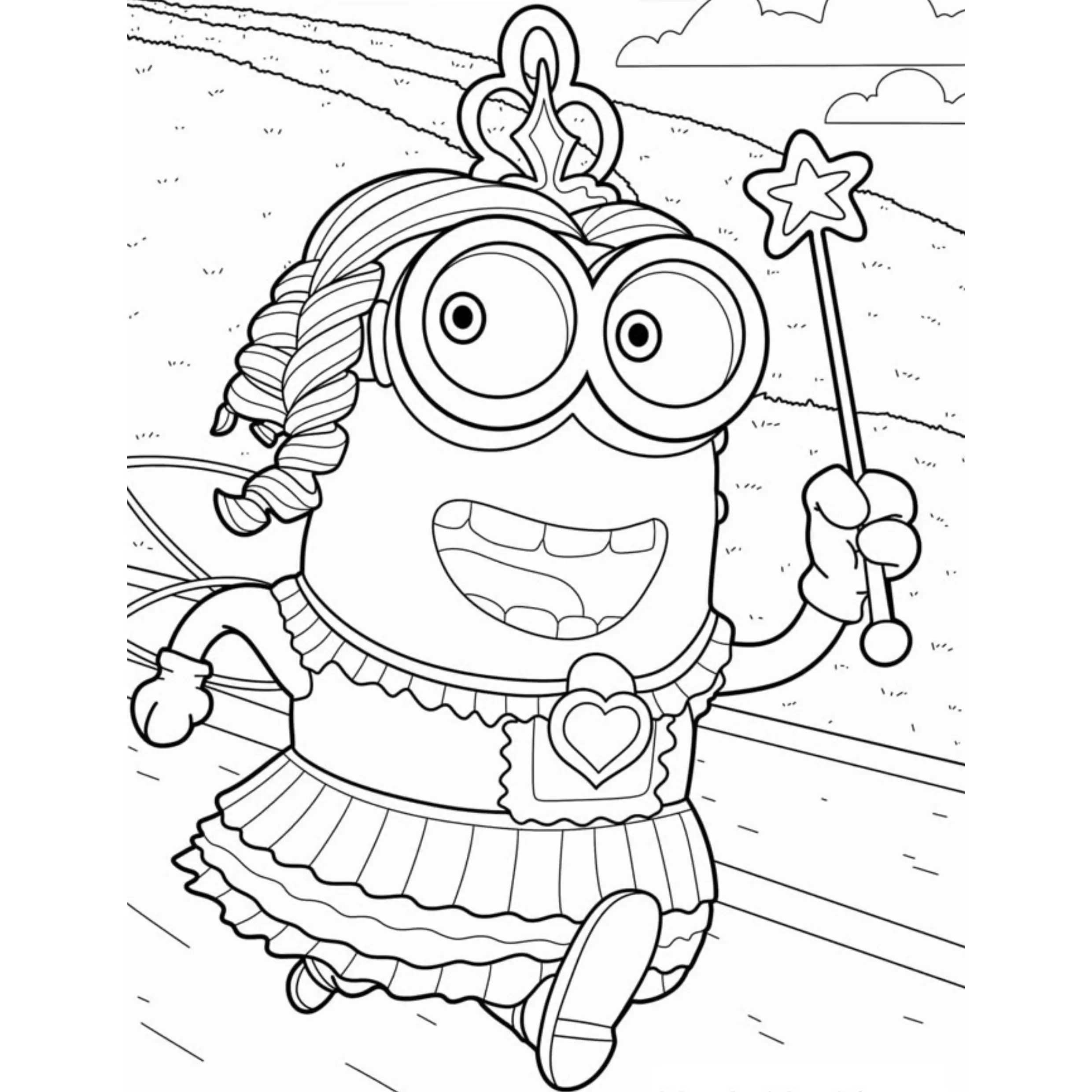 Minions Coloring Pages – 040
