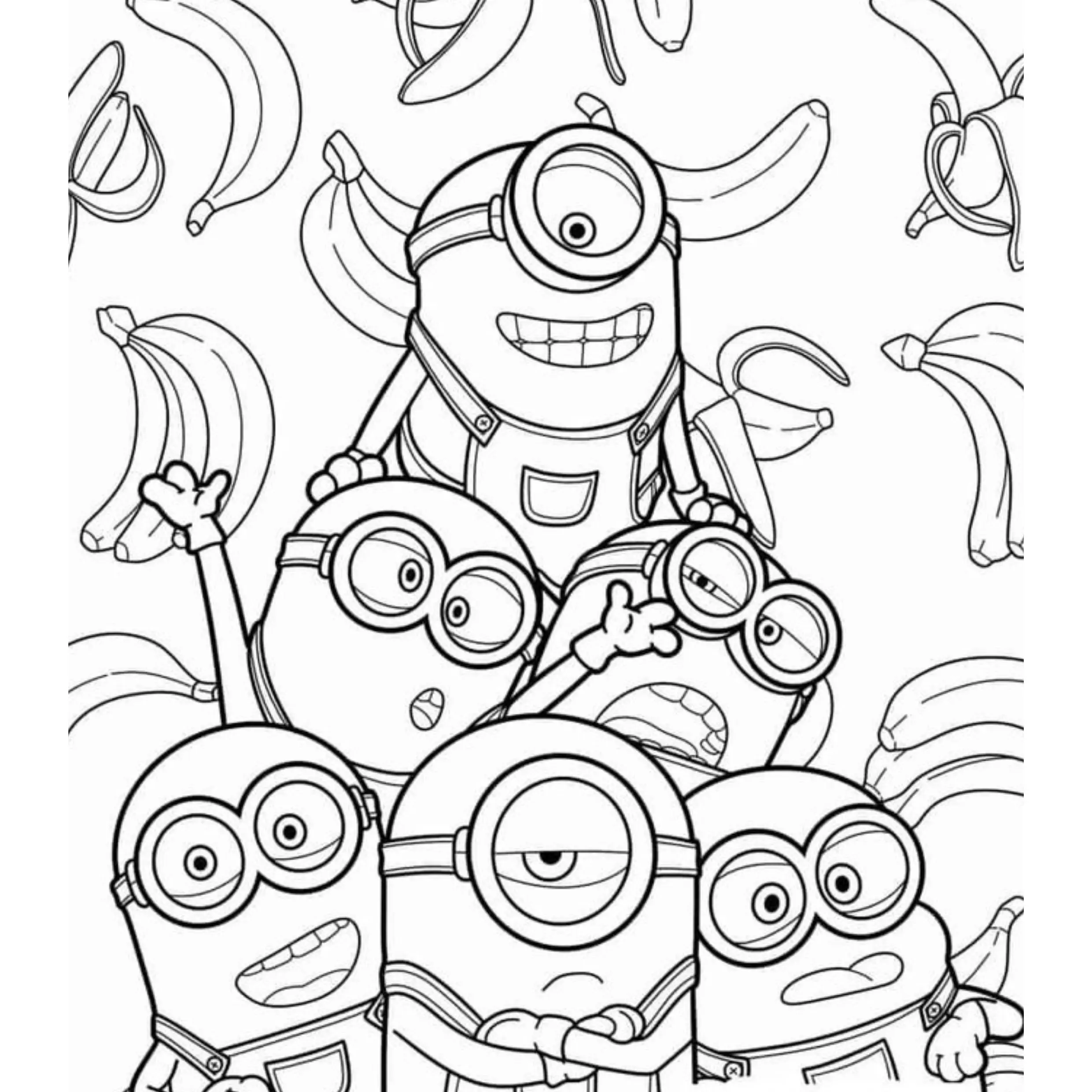 Minions Coloring Pages – 044