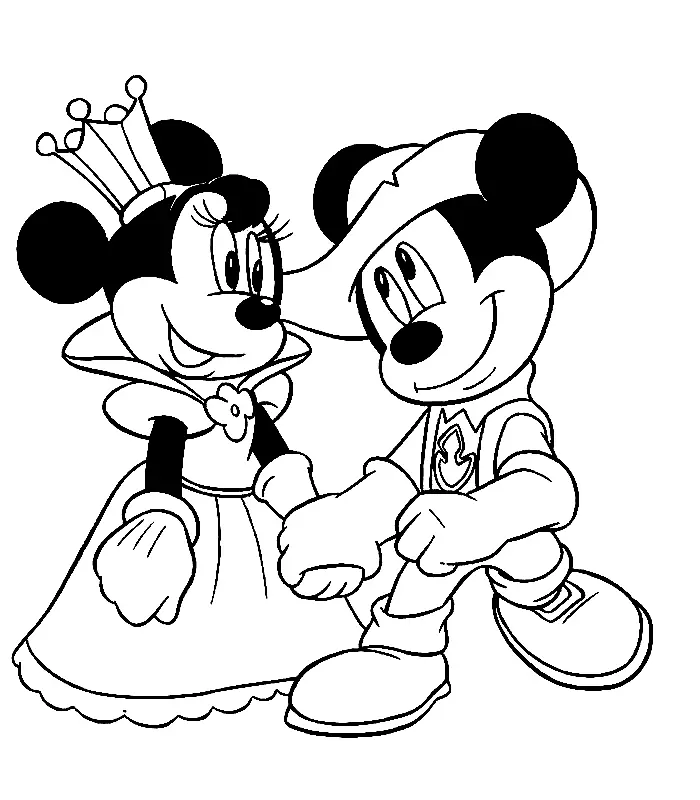Minnie Mouse Coloring Pages – 015