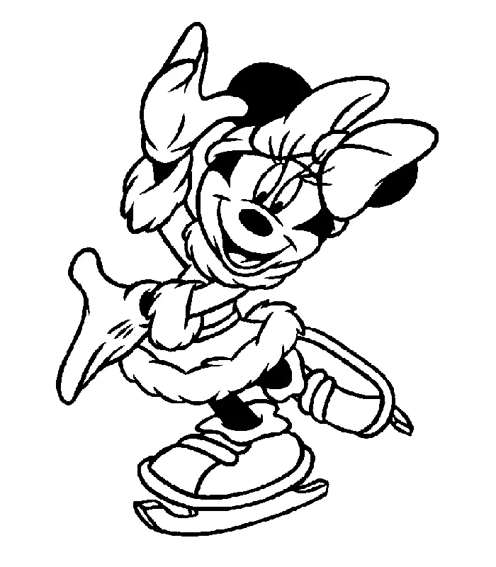 Minnie Mouse Coloring Pages – 021