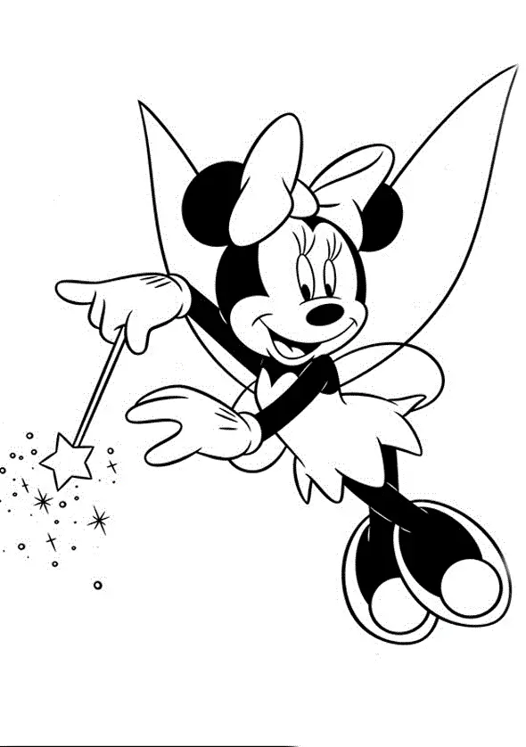 Minnie Mouse Coloring Pages – 025