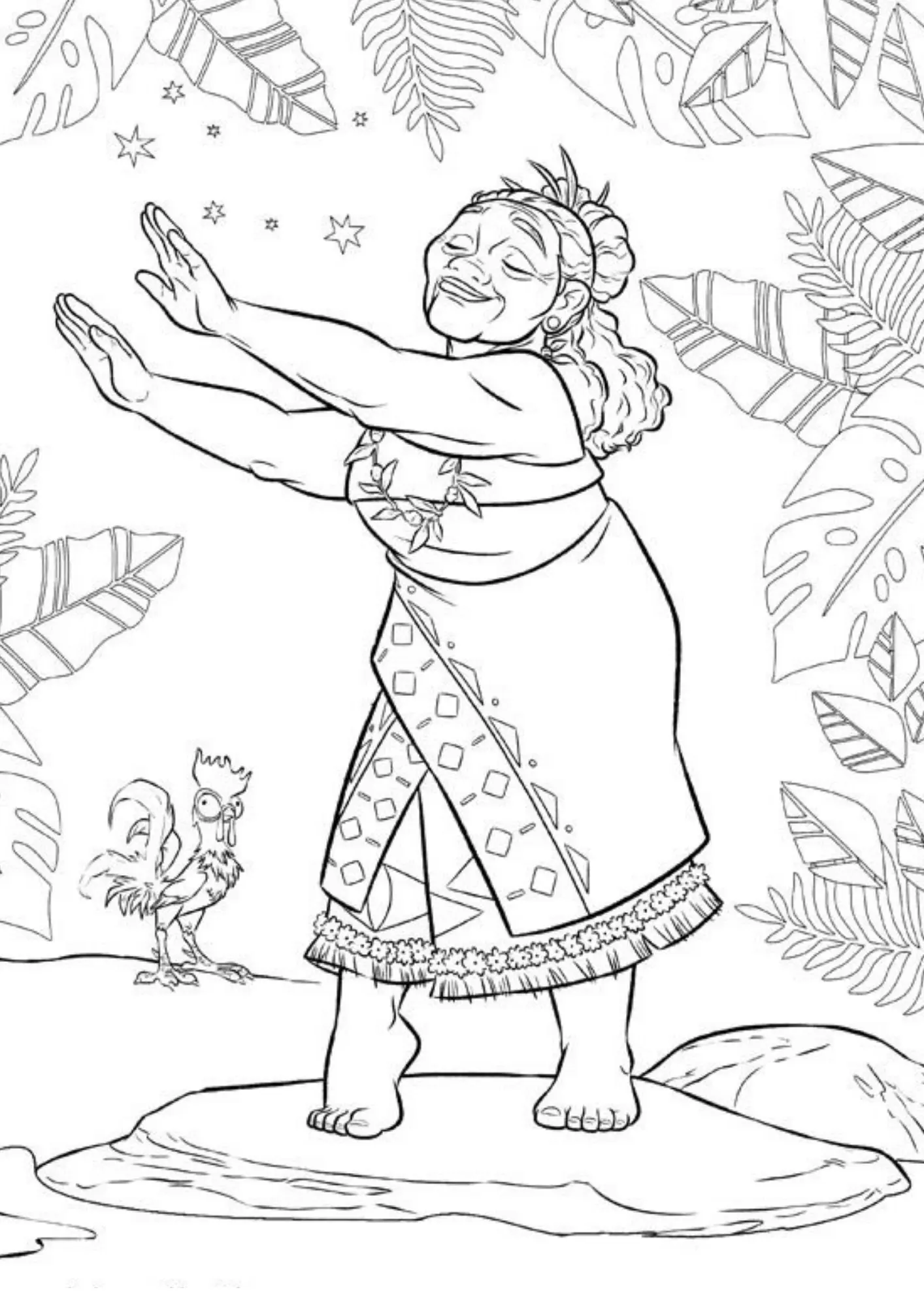 Moana Coloring Pages – 039