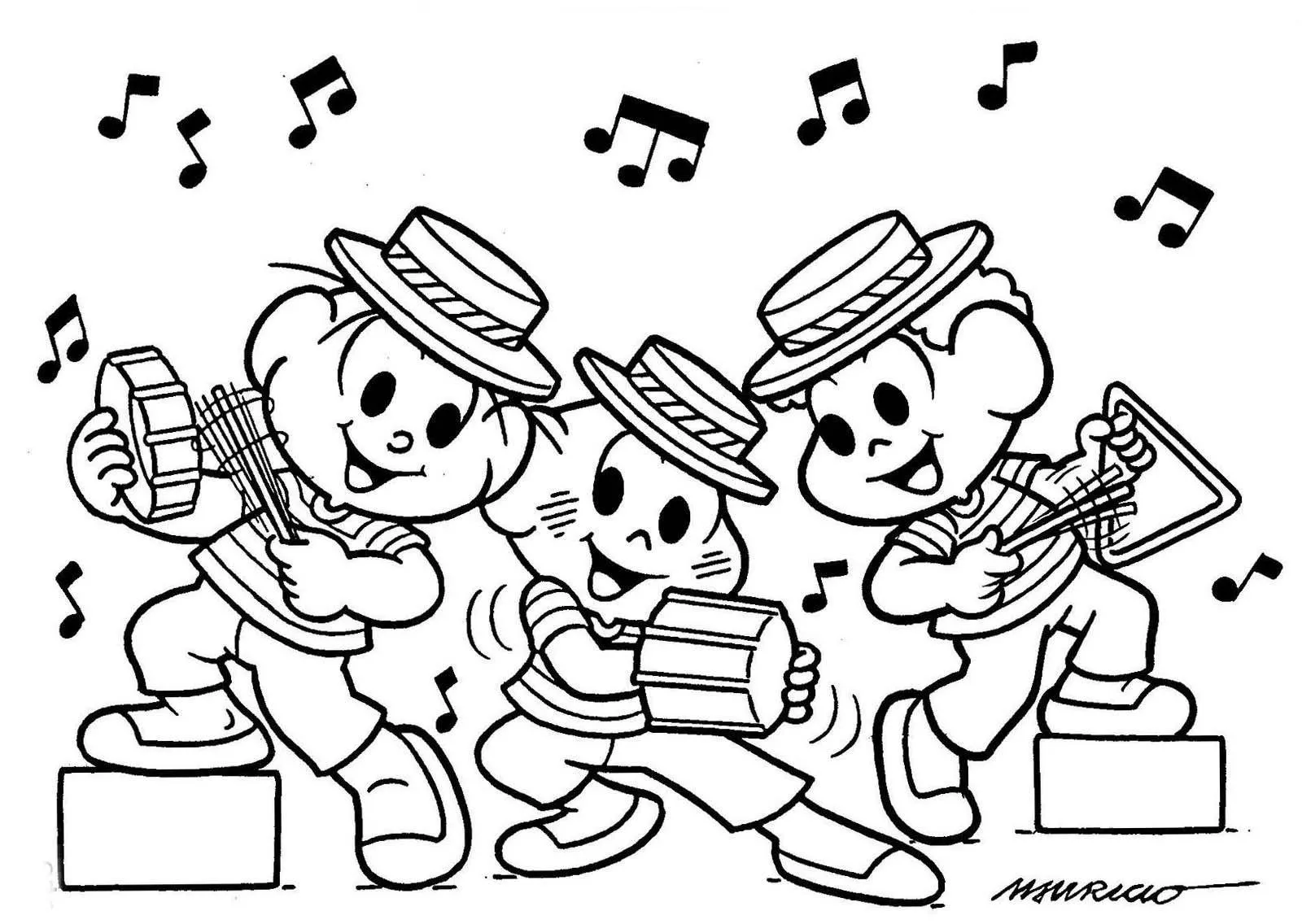 Monica Gang Coloring Pages – 006