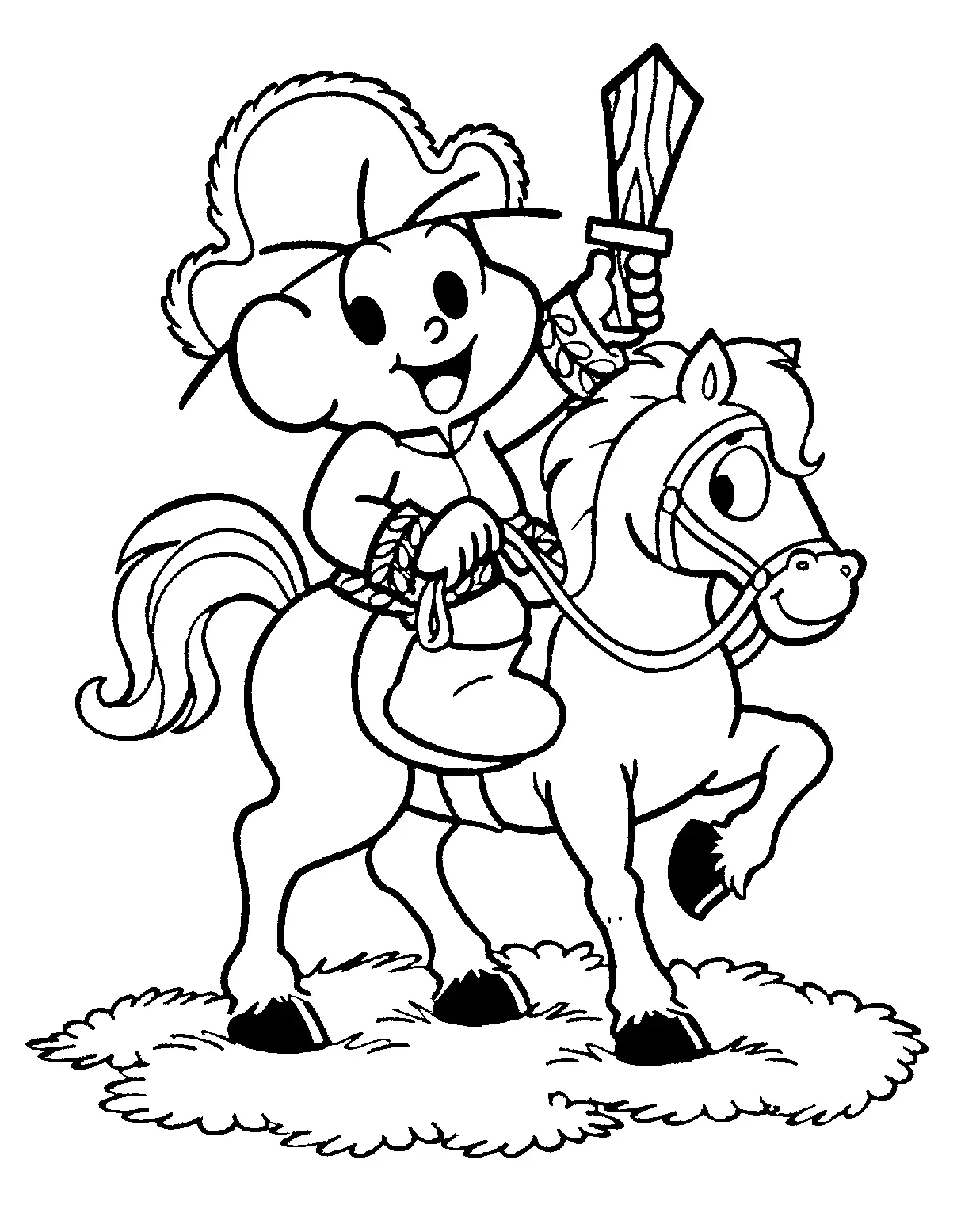 Monica Gang Coloring Pages – 015