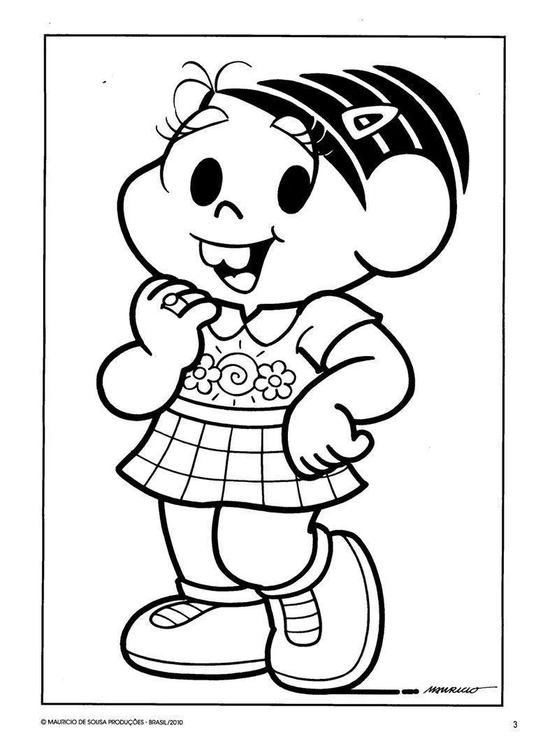 Monica Gang Coloring Pages – 022