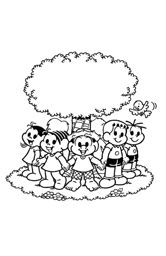 Monica Gang Coloring Pages – 039