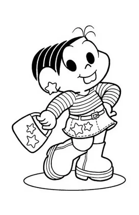 Monica Gang Coloring Pages – 043
