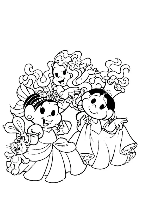 Monica Gang Coloring Pages – 044