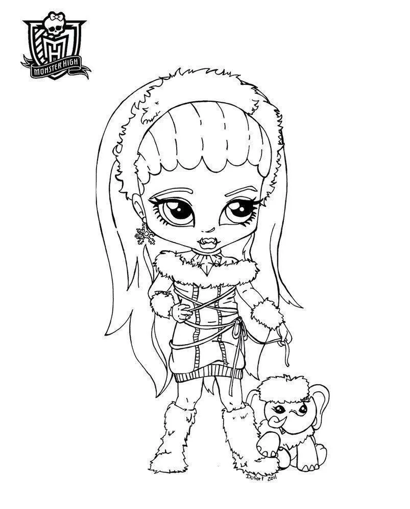 Monster High Coloring Pages – 036