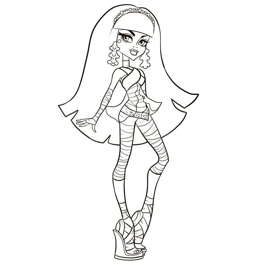 Monster High Coloring Pages – 054