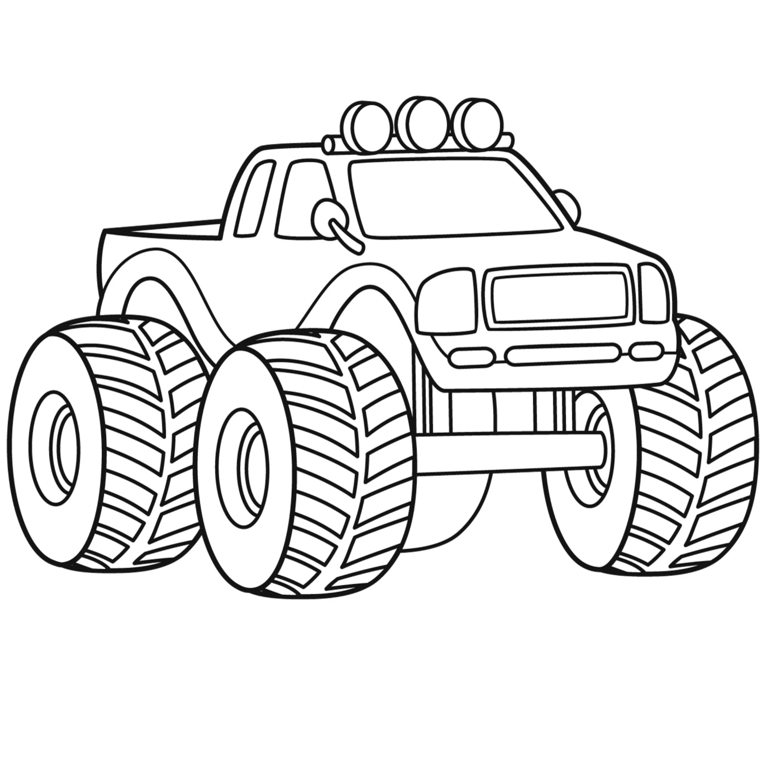 Monster Truck Coloring Pages – 019