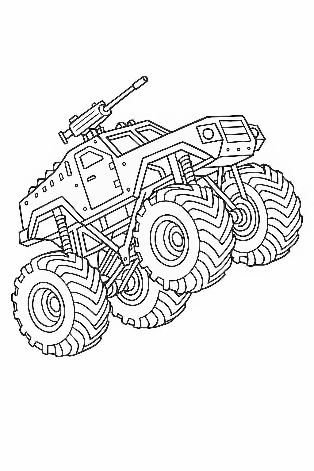 Monster Truck Coloring Pages – 024