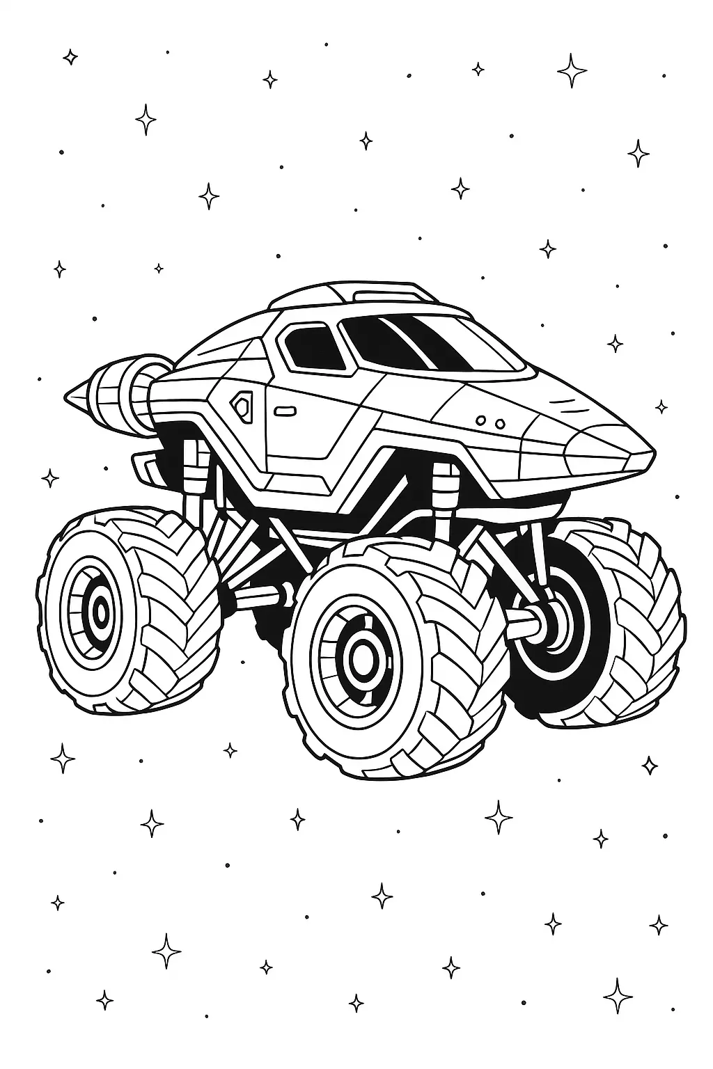 Monster Truck Coloring Pages – 025