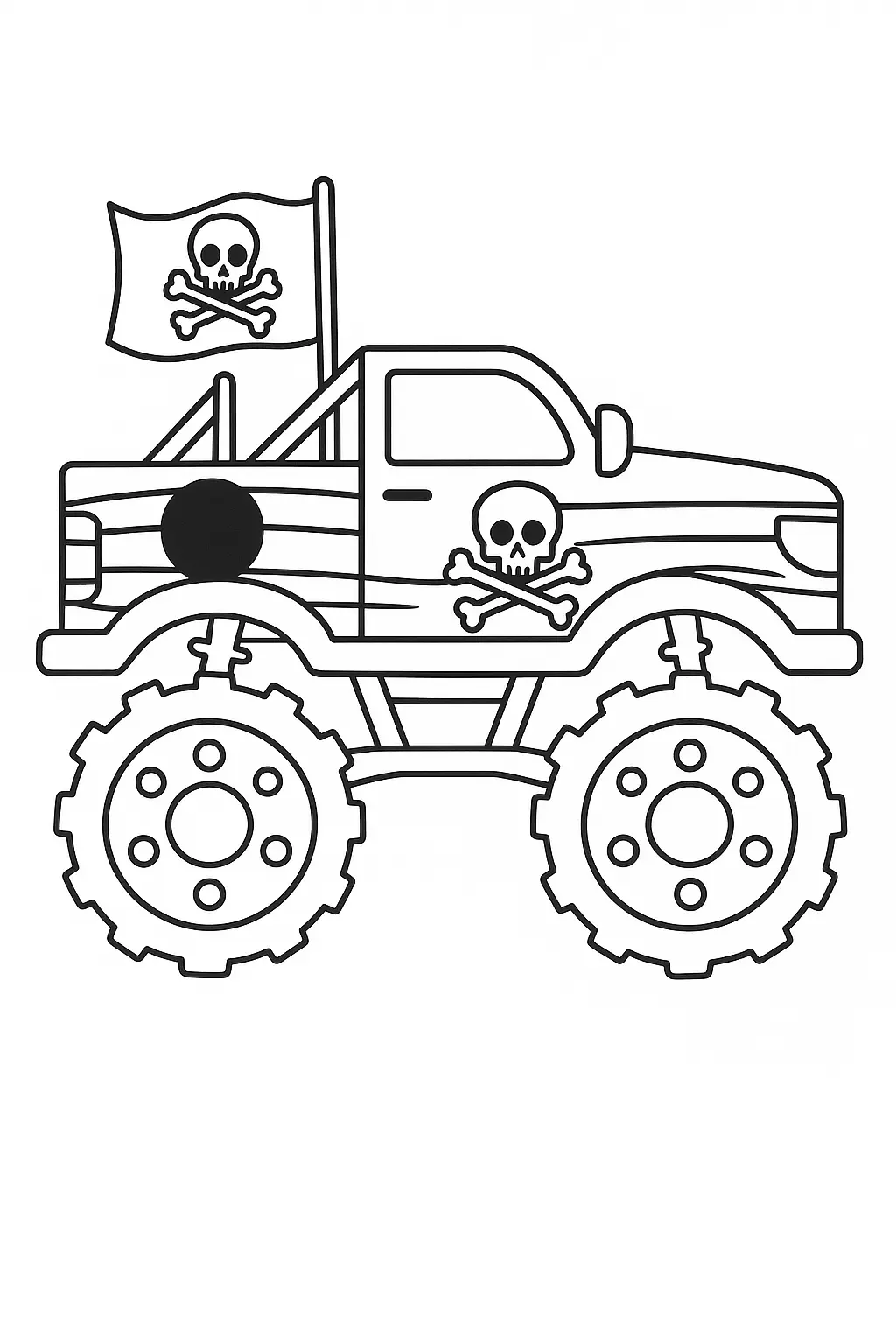 Monster Truck Coloring Pages – 026