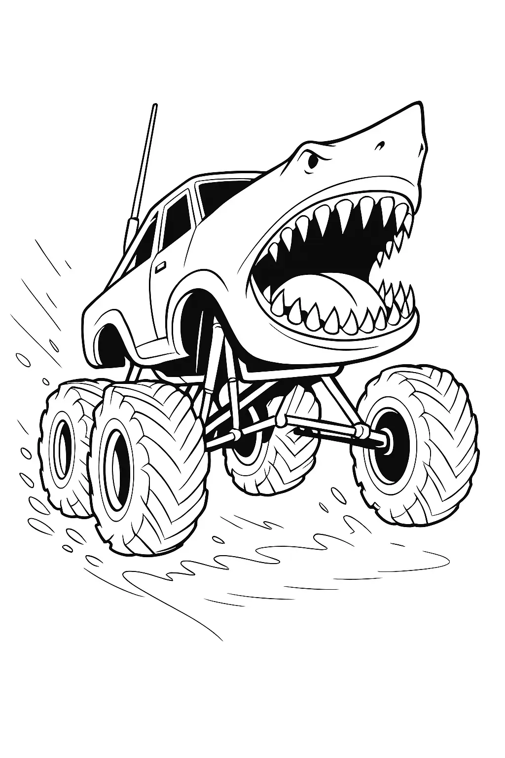 Monster Truck Coloring Pages – 031