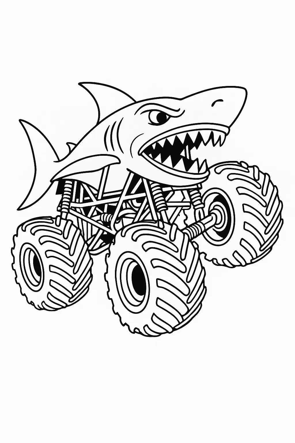 Monster Truck Coloring Pages – 039