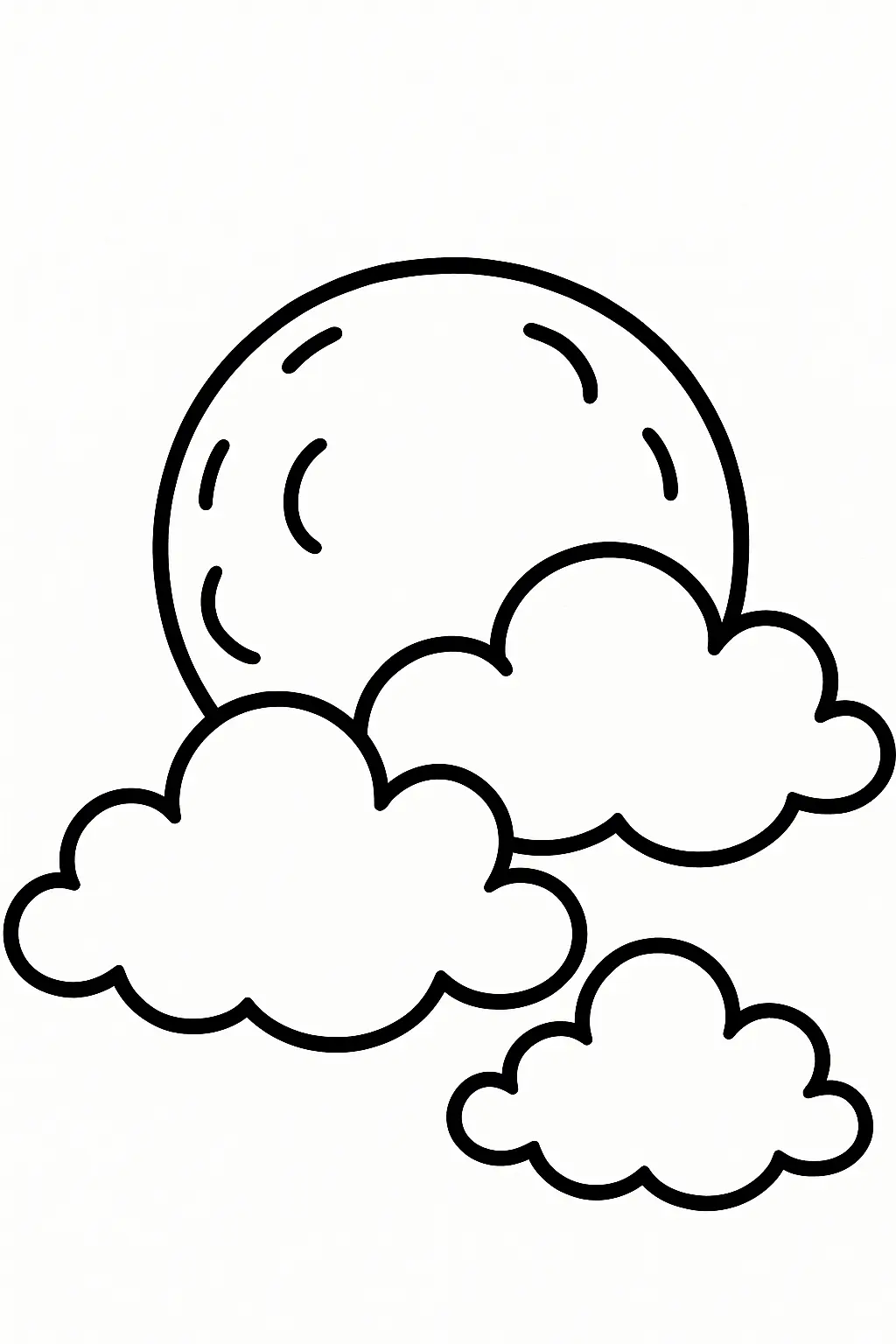 Moon Coloring Pages – 011