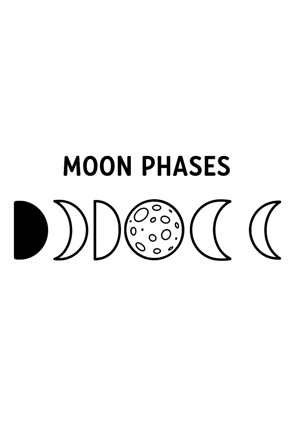 Moon Coloring Pages – 013