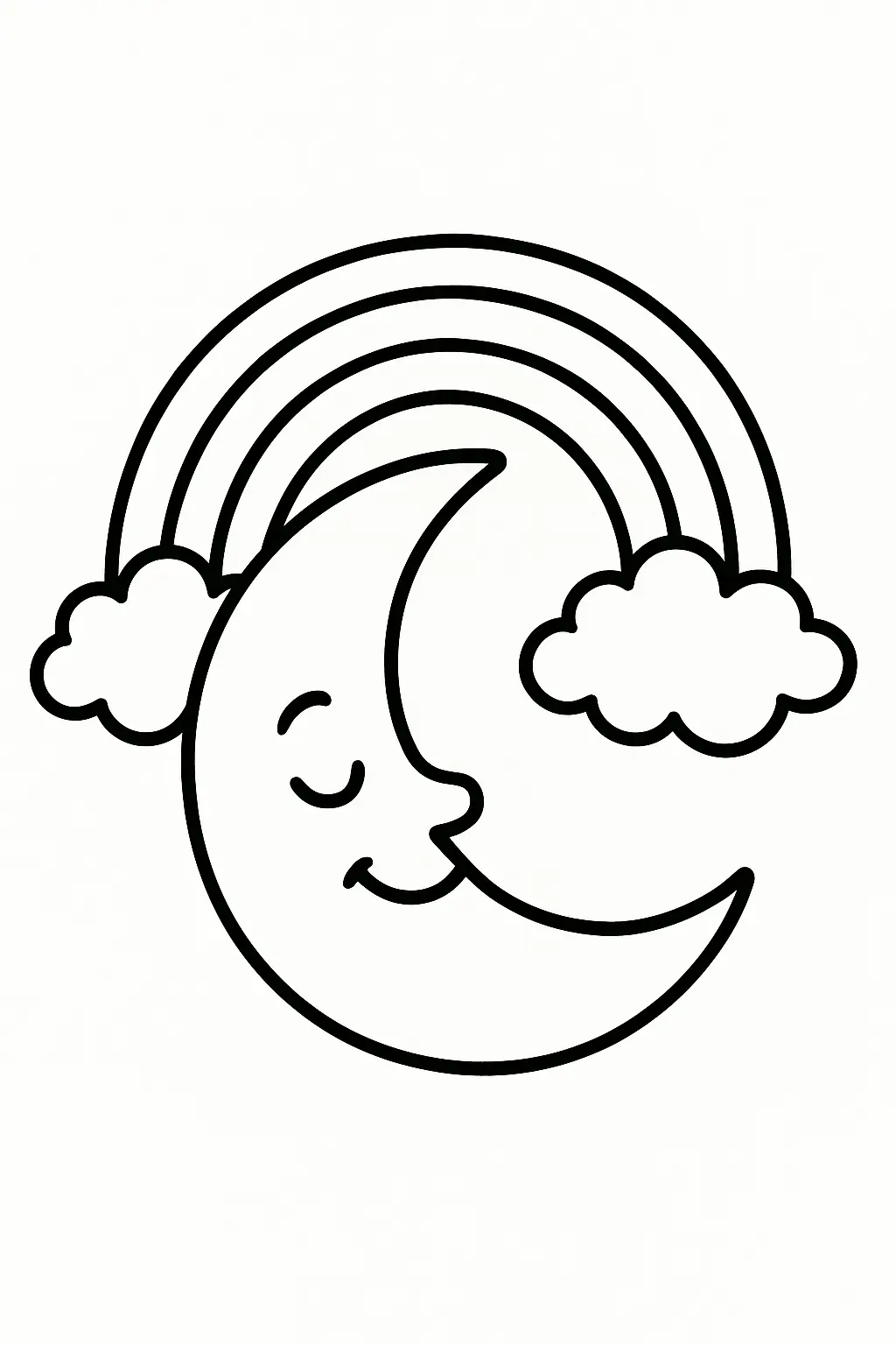 Moon Coloring Pages – 020