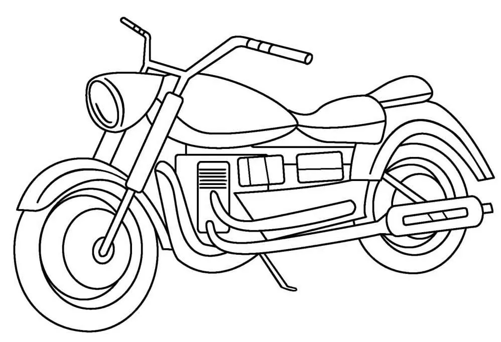 Motorcycles Coloring Pages – 003