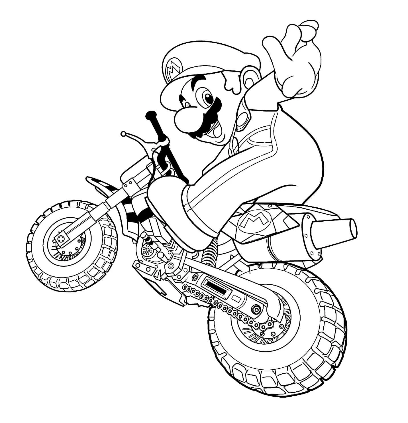 Motorcycles Coloring Pages – 010