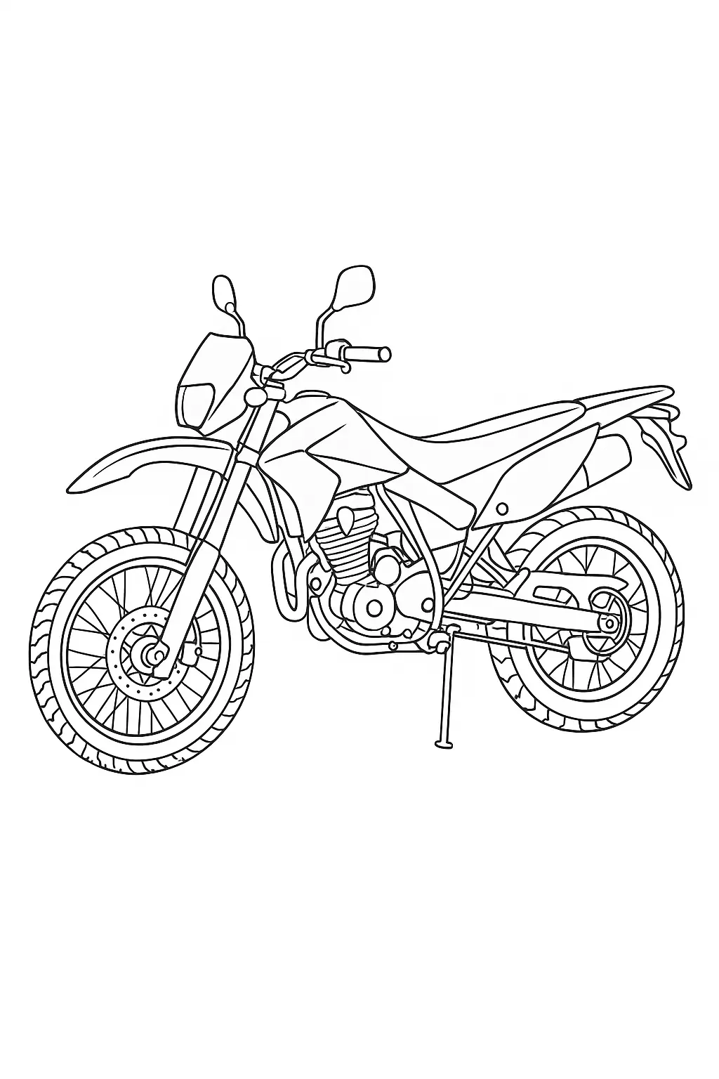 Motorcycles Coloring Pages – 018